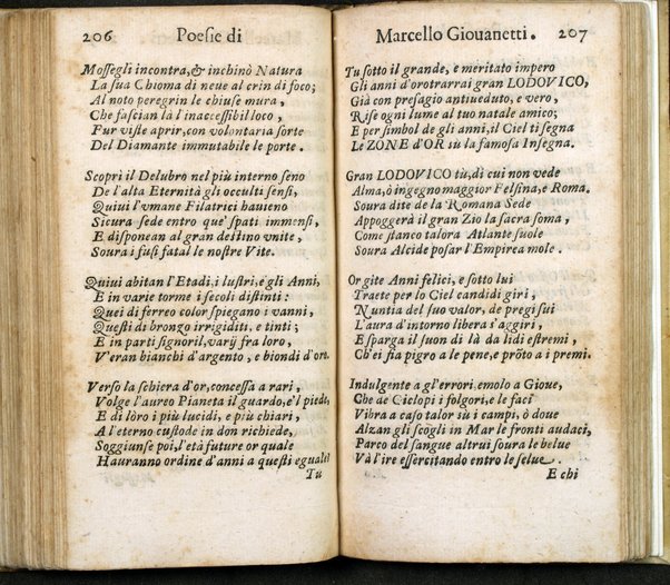 Poesie di Marcello Giouanetti, compartite in affettuose, boschereccie, nuttiali, eroiche, sacre, varie, all'ill.mo e reuer.mo sig. il sig. card. Lorenzo Magalotti