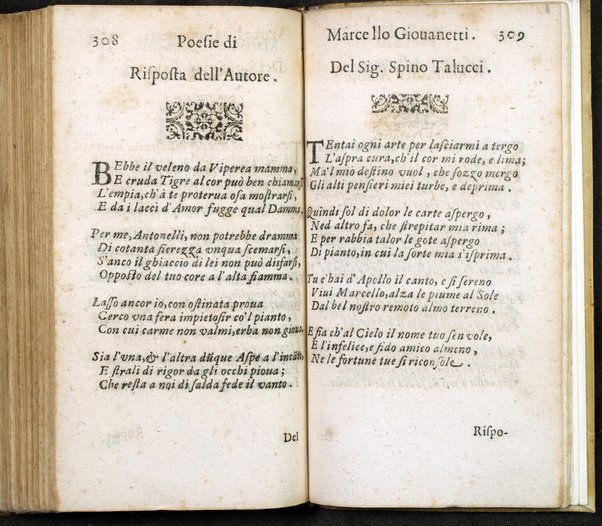 Poesie di Marcello Giouanetti, compartite in affettuose, boschereccie, nuttiali, eroiche, sacre, varie, all'ill.mo e reuer.mo sig. il sig. card. Lorenzo Magalotti