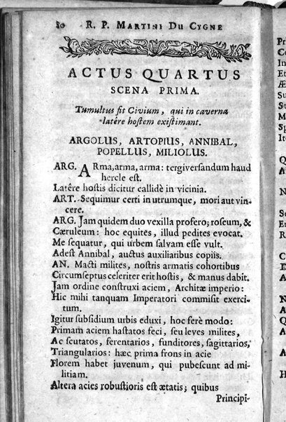 [R.P. Martini Du Cygne Audomarensis e Societate Jesu Comoediae 12. Phrasi cum Plautina tum Terentiana concinnatae. Pars prior [- posterior]. Opus posthumum] 1