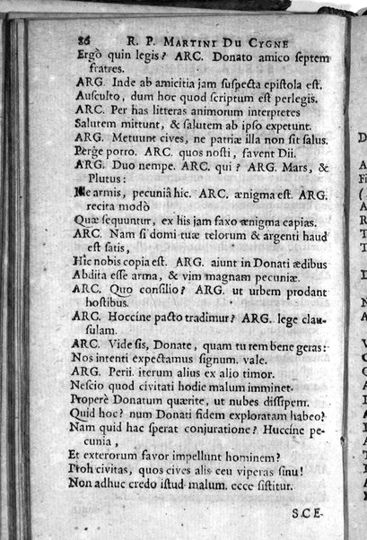 [R.P. Martini Du Cygne Audomarensis e Societate Jesu Comoediae 12. Phrasi cum Plautina tum Terentiana concinnatae. Pars prior [- posterior]. Opus posthumum] 1