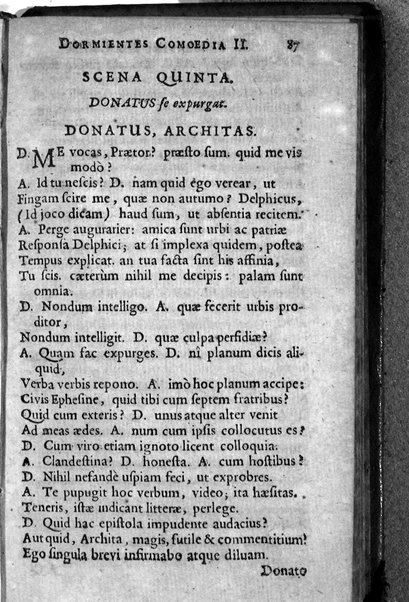 [R.P. Martini Du Cygne Audomarensis e Societate Jesu Comoediae 12. Phrasi cum Plautina tum Terentiana concinnatae. Pars prior [- posterior]. Opus posthumum] 1