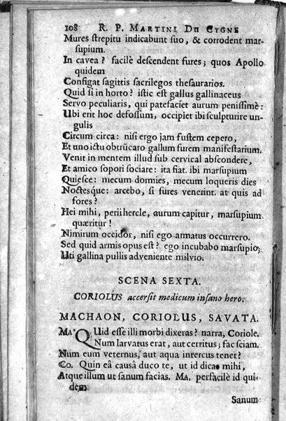 [R.P. Martini Du Cygne Audomarensis e Societate Jesu Comoediae 12. Phrasi cum Plautina tum Terentiana concinnatae. Pars prior [- posterior]. Opus posthumum] 1