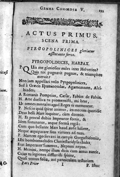 [R.P. Martini Du Cygne Audomarensis e Societate Jesu Comoediae 12. Phrasi cum Plautina tum Terentiana concinnatae. Pars prior [- posterior]. Opus posthumum] 1
