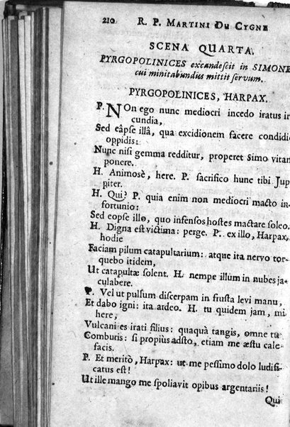 [R.P. Martini Du Cygne Audomarensis e Societate Jesu Comoediae 12. Phrasi cum Plautina tum Terentiana concinnatae. Pars prior [- posterior]. Opus posthumum] 1