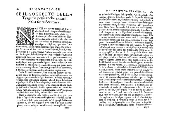 Rinouazione dell'antica tragedia e Difesa del Crispo. Discorsi all'emin.mo ... card. Barberino. Del p. Tarquinio Galluzzi della Compagnia di Giesu