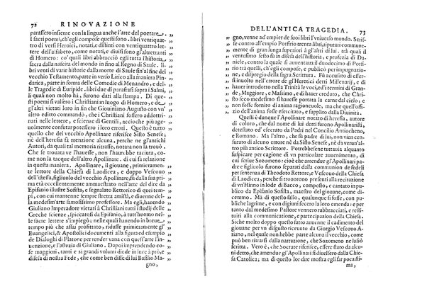 Rinouazione dell'antica tragedia e Difesa del Crispo. Discorsi all'emin.mo ... card. Barberino. Del p. Tarquinio Galluzzi della Compagnia di Giesu