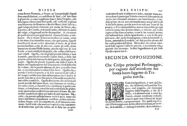 Rinouazione dell'antica tragedia e Difesa del Crispo. Discorsi all'emin.mo ... card. Barberino. Del p. Tarquinio Galluzzi della Compagnia di Giesu