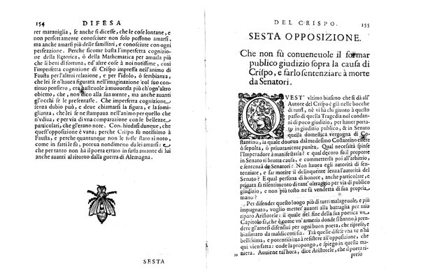 Rinouazione dell'antica tragedia e Difesa del Crispo. Discorsi all'emin.mo ... card. Barberino. Del p. Tarquinio Galluzzi della Compagnia di Giesu