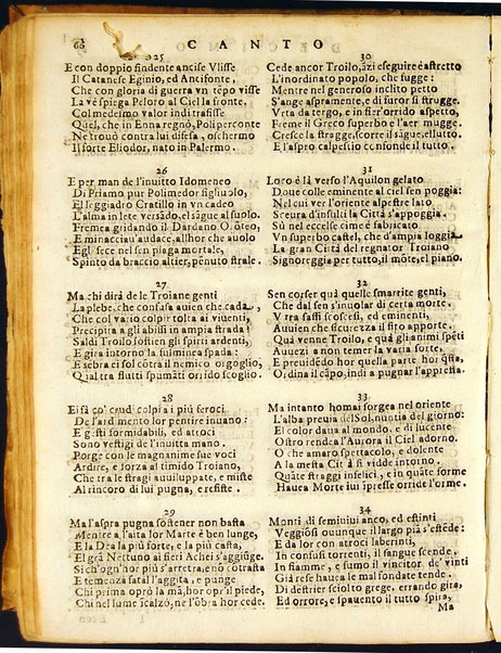 Della guerra troiana poema heroico di Scipione Errico canti 20. Con l'allegoria vniuersale, ed argomenti in ottaua rima a ciascun canto di Antonino Gotho ...