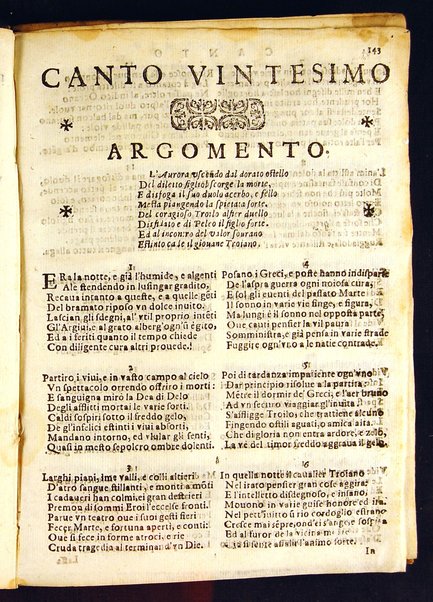 Della guerra troiana poema heroico di Scipione Errico canti 20. Con l'allegoria vniuersale, ed argomenti in ottaua rima a ciascun canto di Antonino Gotho ...