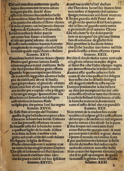 Opera del praeclarissimo poeta miser Pamphilo sasso modenese. Sonetti. 407. Capituli. 38. Egloge. 5