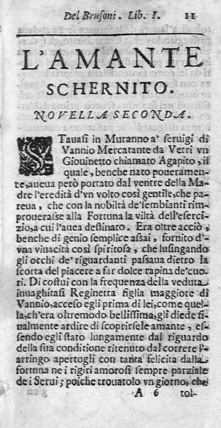 Le curiosissime nouelle amorose del cau. Brusoni. Libri quattro. Con nuoua aggiunta. ...