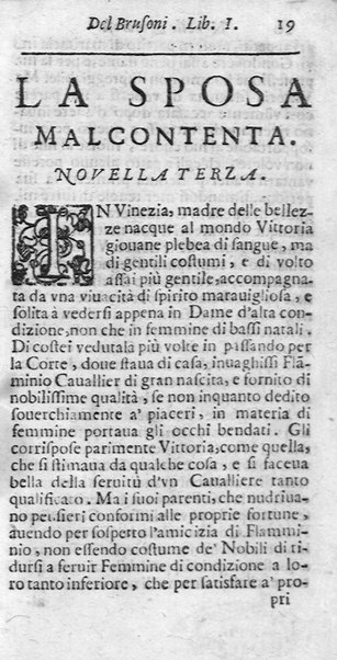 Le curiosissime nouelle amorose del cau. Brusoni. Libri quattro. Con nuoua aggiunta. ...