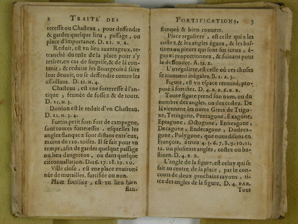 Traité des fortifications, ou Architecture militaire, tirée des place les plus estimées de ce temps, pour leurs fortifications. Diuisé en deux parties. La premiere vous met en main les plans, coupes & eleuations de quantité de placefort estimées, & tenuës pour tres-bien fortifiées. La seconde vous fournir des pratiques faciles pour en faire de semblables