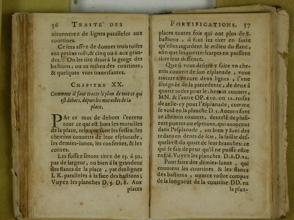 Traité des fortifications, ou Architecture militaire, tirée des place les plus estimées de ce temps, pour leurs fortifications. Diuisé en deux parties. La premiere vous met en main les plans, coupes & eleuations de quantité de placefort estimées, & tenuës pour tres-bien fortifiées. La seconde vous fournir des pratiques faciles pour en faire de semblables