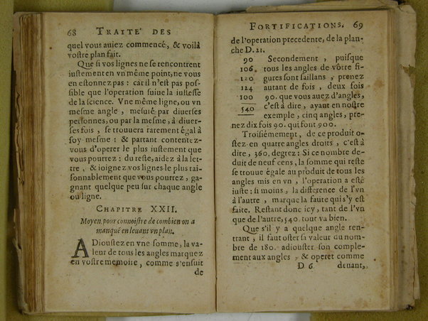 Traité des fortifications, ou Architecture militaire, tirée des place les plus estimées de ce temps, pour leurs fortifications. Diuisé en deux parties. La premiere vous met en main les plans, coupes & eleuations de quantité de placefort estimées, & tenuës pour tres-bien fortifiées. La seconde vous fournir des pratiques faciles pour en faire de semblables