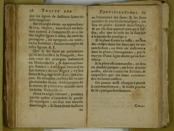 Traité des fortifications, ou Architecture militaire, tirée des place les plus estimées de ce temps, pour leurs fortifications. Diuisé en deux parties. La premiere vous met en main les plans, coupes & eleuations de quantité de placefort estimées, & tenuës pour tres-bien fortifiées. La seconde vous fournir des pratiques faciles pour en faire de semblables