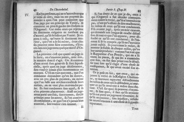 De l'incredulité, où l'on examine les motifs & les raisons génerales qui portent les incredules à rejetter la religion chrétienne. Avec deux lettres où l'on en prouve directement la verité. Par Jean Le Clerc