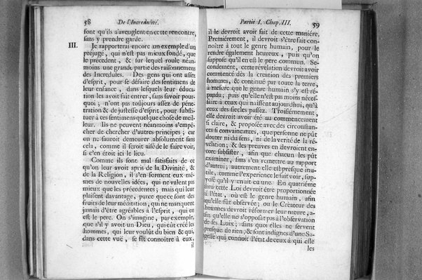 De l'incredulité, où l'on examine les motifs & les raisons génerales qui portent les incredules à rejetter la religion chrétienne. Avec deux lettres où l'on en prouve directement la verité. Par Jean Le Clerc