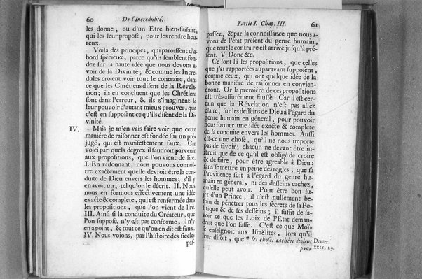 De l'incredulité, où l'on examine les motifs & les raisons génerales qui portent les incredules à rejetter la religion chrétienne. Avec deux lettres où l'on en prouve directement la verité. Par Jean Le Clerc