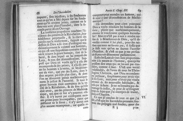 De l'incredulité, où l'on examine les motifs & les raisons génerales qui portent les incredules à rejetter la religion chrétienne. Avec deux lettres où l'on en prouve directement la verité. Par Jean Le Clerc