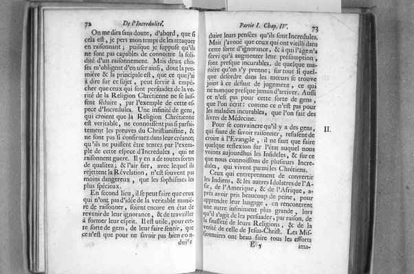 De l'incredulité, où l'on examine les motifs & les raisons génerales qui portent les incredules à rejetter la religion chrétienne. Avec deux lettres où l'on en prouve directement la verité. Par Jean Le Clerc