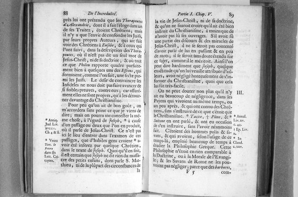 De l'incredulité, où l'on examine les motifs & les raisons génerales qui portent les incredules à rejetter la religion chrétienne. Avec deux lettres où l'on en prouve directement la verité. Par Jean Le Clerc