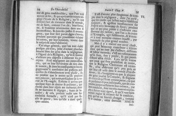 De l'incredulité, où l'on examine les motifs & les raisons génerales qui portent les incredules à rejetter la religion chrétienne. Avec deux lettres où l'on en prouve directement la verité. Par Jean Le Clerc