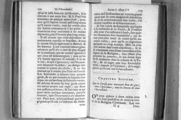 De l'incredulité, où l'on examine les motifs & les raisons génerales qui portent les incredules à rejetter la religion chrétienne. Avec deux lettres où l'on en prouve directement la verité. Par Jean Le Clerc