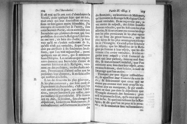 De l'incredulité, où l'on examine les motifs & les raisons génerales qui portent les incredules à rejetter la religion chrétienne. Avec deux lettres où l'on en prouve directement la verité. Par Jean Le Clerc