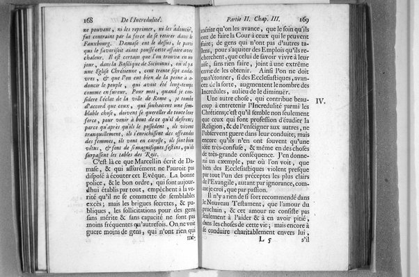 De l'incredulité, où l'on examine les motifs & les raisons génerales qui portent les incredules à rejetter la religion chrétienne. Avec deux lettres où l'on en prouve directement la verité. Par Jean Le Clerc