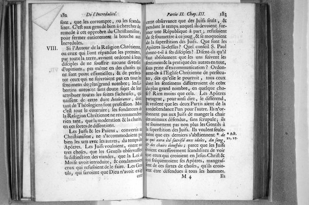 De l'incredulité, où l'on examine les motifs & les raisons génerales qui portent les incredules à rejetter la religion chrétienne. Avec deux lettres où l'on en prouve directement la verité. Par Jean Le Clerc