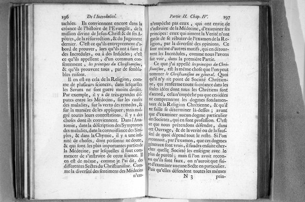 De l'incredulité, où l'on examine les motifs & les raisons génerales qui portent les incredules à rejetter la religion chrétienne. Avec deux lettres où l'on en prouve directement la verité. Par Jean Le Clerc