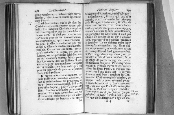 De l'incredulité, où l'on examine les motifs & les raisons génerales qui portent les incredules à rejetter la religion chrétienne. Avec deux lettres où l'on en prouve directement la verité. Par Jean Le Clerc