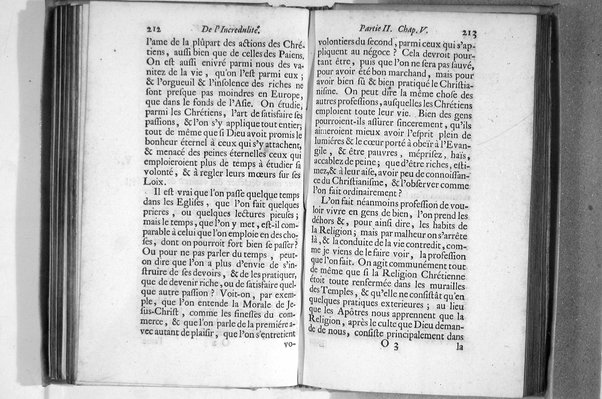 De l'incredulité, où l'on examine les motifs & les raisons génerales qui portent les incredules à rejetter la religion chrétienne. Avec deux lettres où l'on en prouve directement la verité. Par Jean Le Clerc