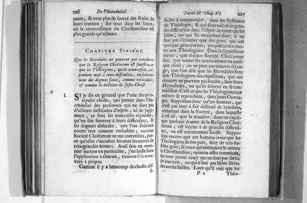 De l'incredulité, où l'on examine les motifs & les raisons génerales qui portent les incredules à rejetter la religion chrétienne. Avec deux lettres où l'on en prouve directement la verité. Par Jean Le Clerc