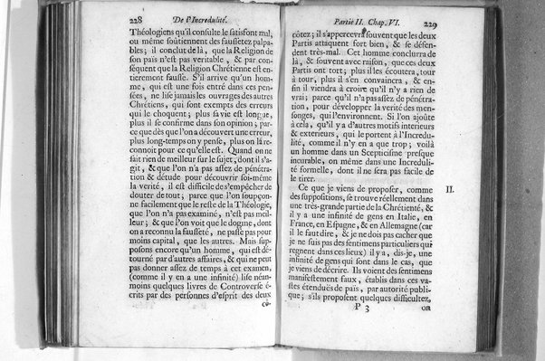 De l'incredulité, où l'on examine les motifs & les raisons génerales qui portent les incredules à rejetter la religion chrétienne. Avec deux lettres où l'on en prouve directement la verité. Par Jean Le Clerc