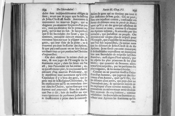 De l'incredulité, où l'on examine les motifs & les raisons génerales qui portent les incredules à rejetter la religion chrétienne. Avec deux lettres où l'on en prouve directement la verité. Par Jean Le Clerc