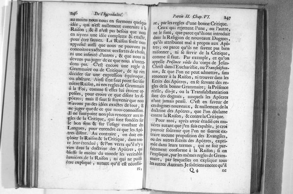 De l'incredulité, où l'on examine les motifs & les raisons génerales qui portent les incredules à rejetter la religion chrétienne. Avec deux lettres où l'on en prouve directement la verité. Par Jean Le Clerc