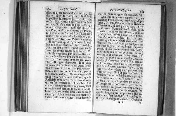 De l'incredulité, où l'on examine les motifs & les raisons génerales qui portent les incredules à rejetter la religion chrétienne. Avec deux lettres où l'on en prouve directement la verité. Par Jean Le Clerc