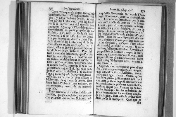 De l'incredulité, où l'on examine les motifs & les raisons génerales qui portent les incredules à rejetter la religion chrétienne. Avec deux lettres où l'on en prouve directement la verité. Par Jean Le Clerc