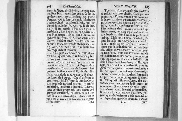 De l'incredulité, où l'on examine les motifs & les raisons génerales qui portent les incredules à rejetter la religion chrétienne. Avec deux lettres où l'on en prouve directement la verité. Par Jean Le Clerc