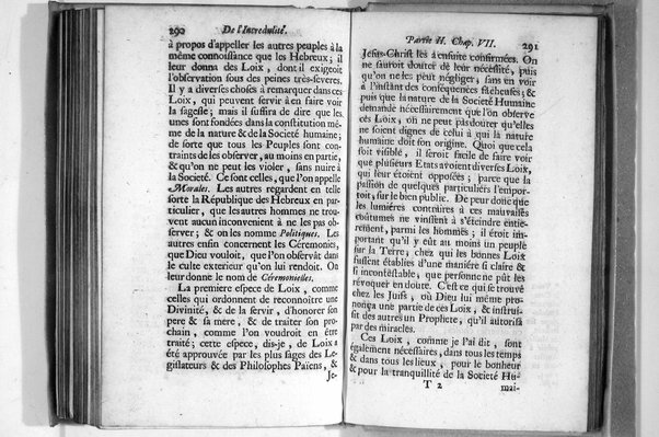 De l'incredulité, où l'on examine les motifs & les raisons génerales qui portent les incredules à rejetter la religion chrétienne. Avec deux lettres où l'on en prouve directement la verité. Par Jean Le Clerc