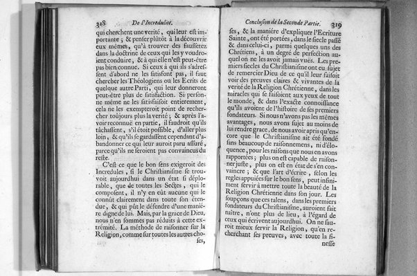 De l'incredulité, où l'on examine les motifs & les raisons génerales qui portent les incredules à rejetter la religion chrétienne. Avec deux lettres où l'on en prouve directement la verité. Par Jean Le Clerc