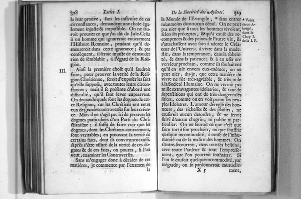 De l'incredulité, où l'on examine les motifs & les raisons génerales qui portent les incredules à rejetter la religion chrétienne. Avec deux lettres où l'on en prouve directement la verité. Par Jean Le Clerc