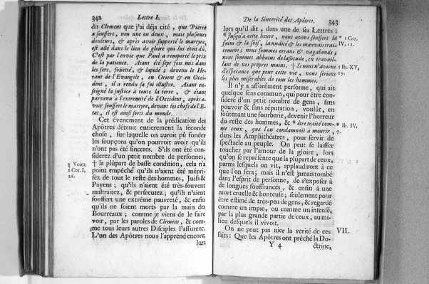 De l'incredulité, où l'on examine les motifs & les raisons génerales qui portent les incredules à rejetter la religion chrétienne. Avec deux lettres où l'on en prouve directement la verité. Par Jean Le Clerc