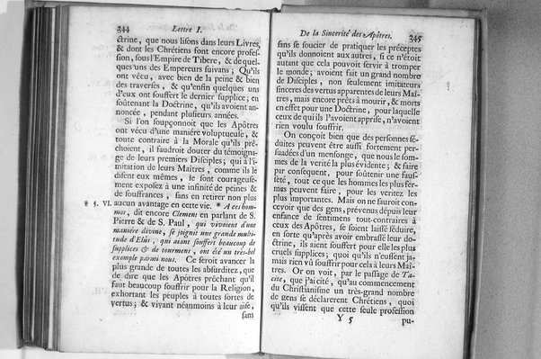De l'incredulité, où l'on examine les motifs & les raisons génerales qui portent les incredules à rejetter la religion chrétienne. Avec deux lettres où l'on en prouve directement la verité. Par Jean Le Clerc