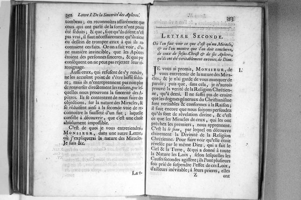De l'incredulité, où l'on examine les motifs & les raisons génerales qui portent les incredules à rejetter la religion chrétienne. Avec deux lettres où l'on en prouve directement la verité. Par Jean Le Clerc