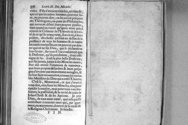 De l'incredulité, où l'on examine les motifs & les raisons génerales qui portent les incredules à rejetter la religion chrétienne. Avec deux lettres où l'on en prouve directement la verité. Par Jean Le Clerc