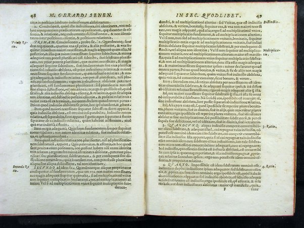 Secundum quodlibet quaestiones varias ex philosophia, sacra theologia, ac de vsuris, & praescriptionibus complectens. Mag. Gerardi Senensis ... a M. Fr. Angelo Vancio Ariminensi ... diligenti studio recognitum, & in lucem primo datum. Adiecto ab eodem Mag. Angelo duplici Tractatu proprio, de restitutione famae: De priuilegiorum manutentione pro regularibus, & mendicantibus